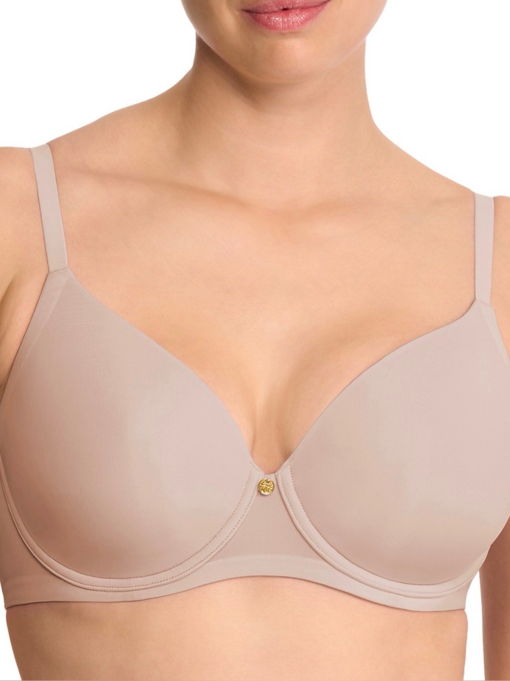 NWT- Natori- Cloud Comfort Back Smoothing T Shirt Bra 32B nude